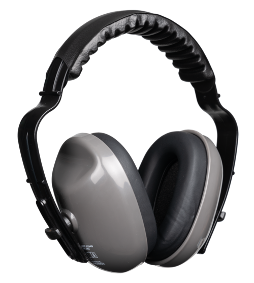 EARLINE Fültök max 400 párnázott fejpánttal(SNR25dB) - szürke termék fő termékképe