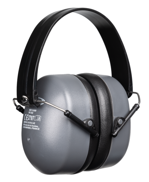 EARLINE Fültok max 500 összecsukható (SNR 30dB) szürke termék fő termékképe