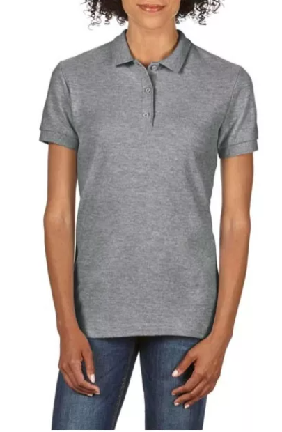 Gildan Póló(Gildan Premium Cotton) felnőtt női szürke termék fő termékképe