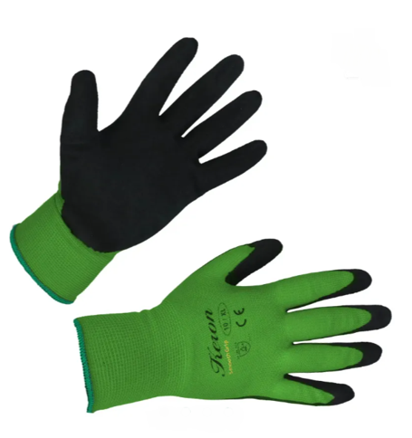 Gr-Tools Poliészter kesztyű Grip zöld termék fő termékképe
