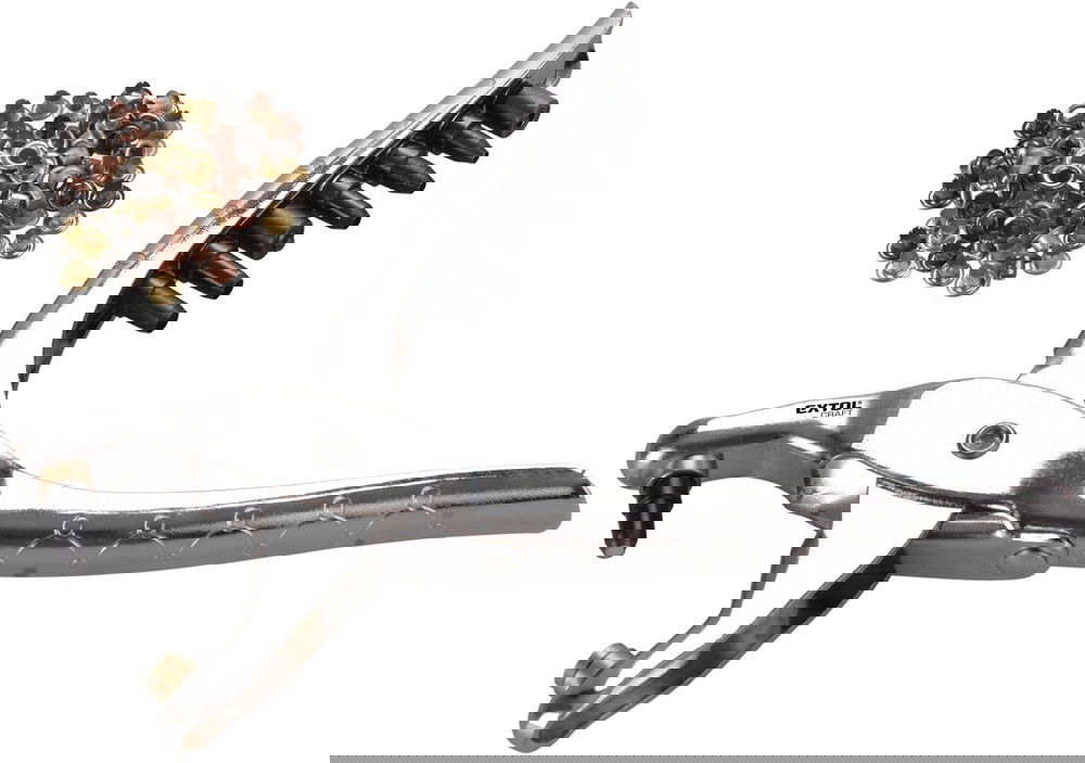 Extol Craft Bőrlyukasztó klt.fogó 225mm+6db lyukasztó fej 10260 termék fő termékképe