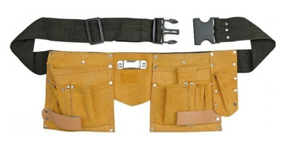 Mega Poliészter  öves bőr szerszámtartó tok - 112cm/10 zseb  52011 termék fő termékképe