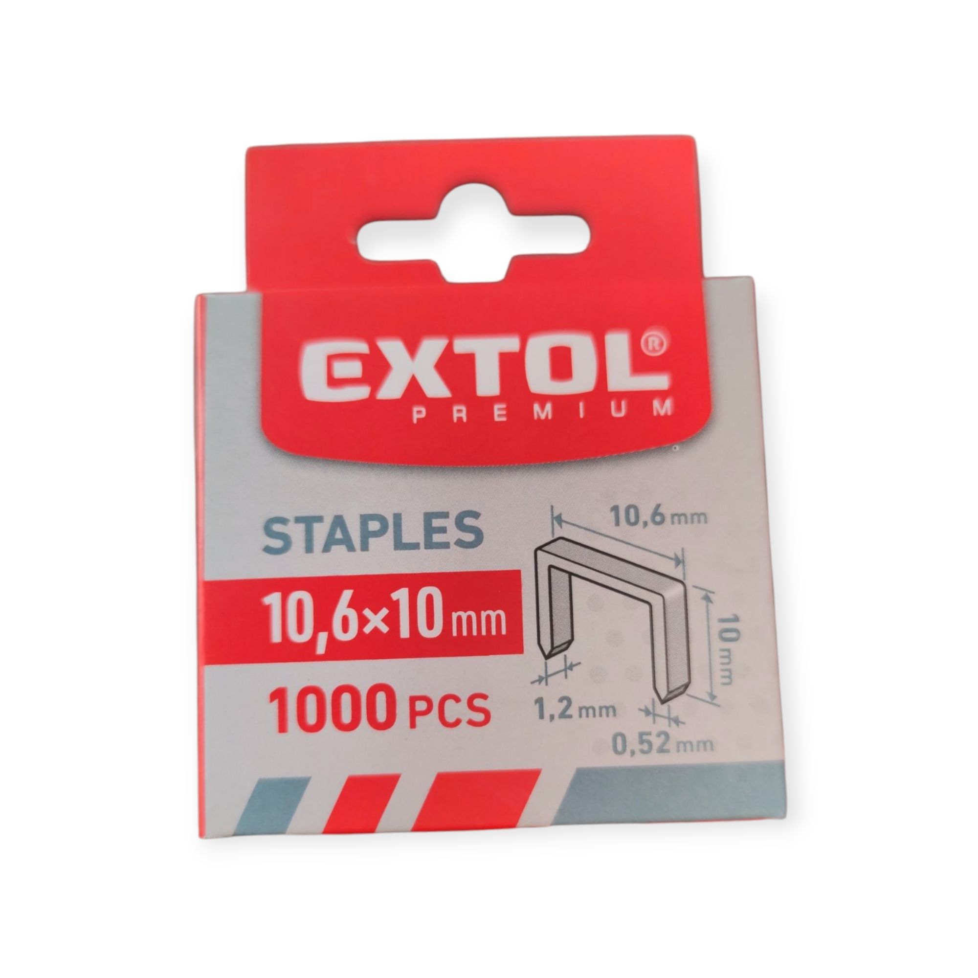 Extol Premium tűzőgépkapocs profi 1000db/cs 8852203 termék fő termékképe