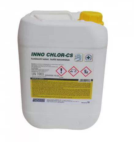 INNO CHLOR Inno Chlor-Cs fertőtlenítő hatású, tisztító koncentrátum 5 L termék fő termékképe