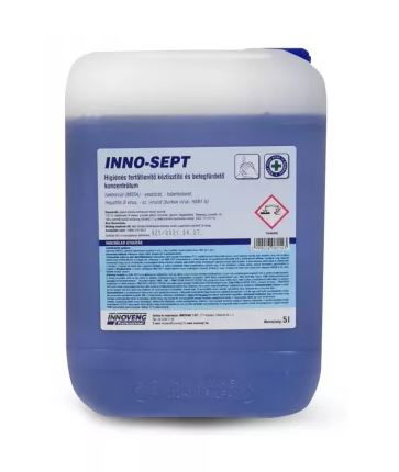 Inno-Sept higiénés fertőtlenítő kéztisztitó és betegfürdető koncentrátum 5liter termék fő termékképe