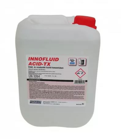 Innofluid acid - tx vízkő- és rozsdaoldó tisztító koncentrátum 5 L termék fő termékképe