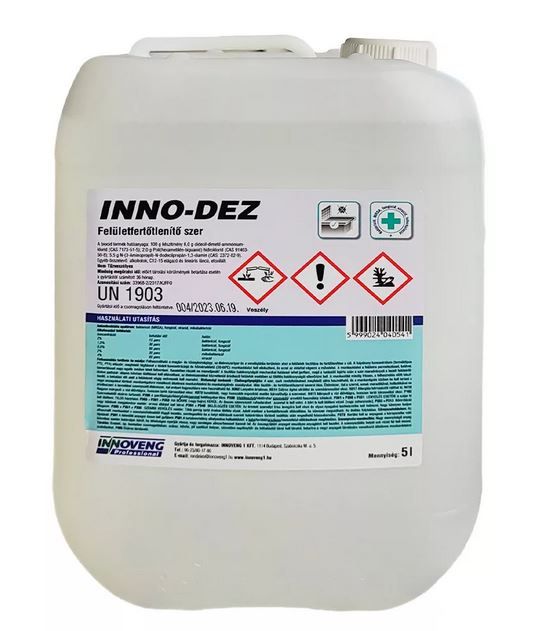 Inno-Dez felületfertőtlenítő koncentrátum 5L termék fő termékképe