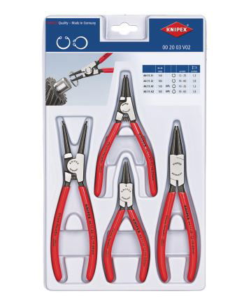 Knipex Precíziós seegergyűrű fogó klt. 1122239 termék fő termékképe