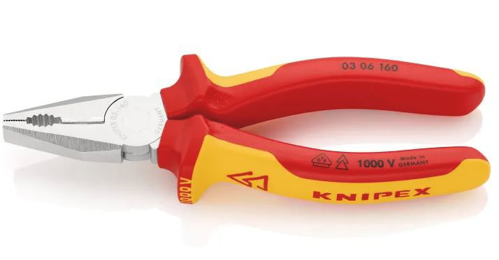 Knipex Kombinált fogó VDE 160mm 1087030 termék fő termékképe
