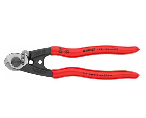 Knipex Drótkötél-olló 190mm 1201194 termék fő termékképe