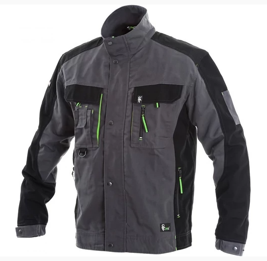 CXS Lucius Winter 1180-BLZI kabát sötétszürke/zöld termék fő termékképe