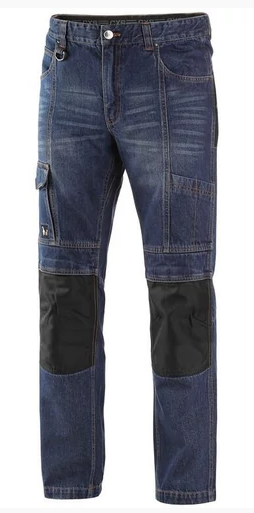 CXS Nimes kék farmernadrág fekete cordura,térderősítéssel termék fő termékképe
