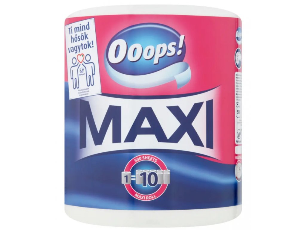 Ooops maxi kéztörlő 2rtg. 1tek. termék fő termékképe