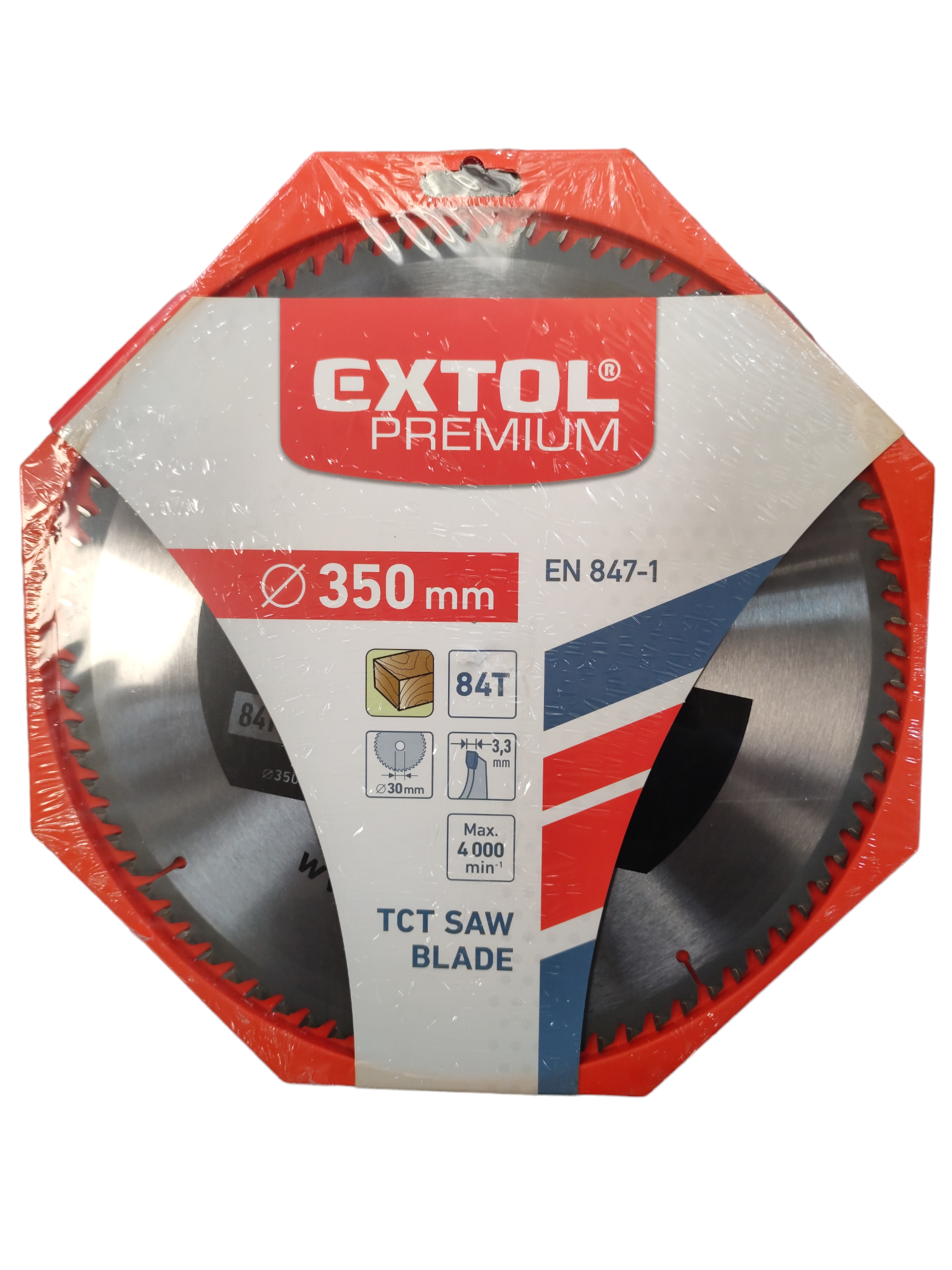 Extol Premium Körfűrészlap,keményfémlapkás 350x30mm 8803254 termék fő termékképe