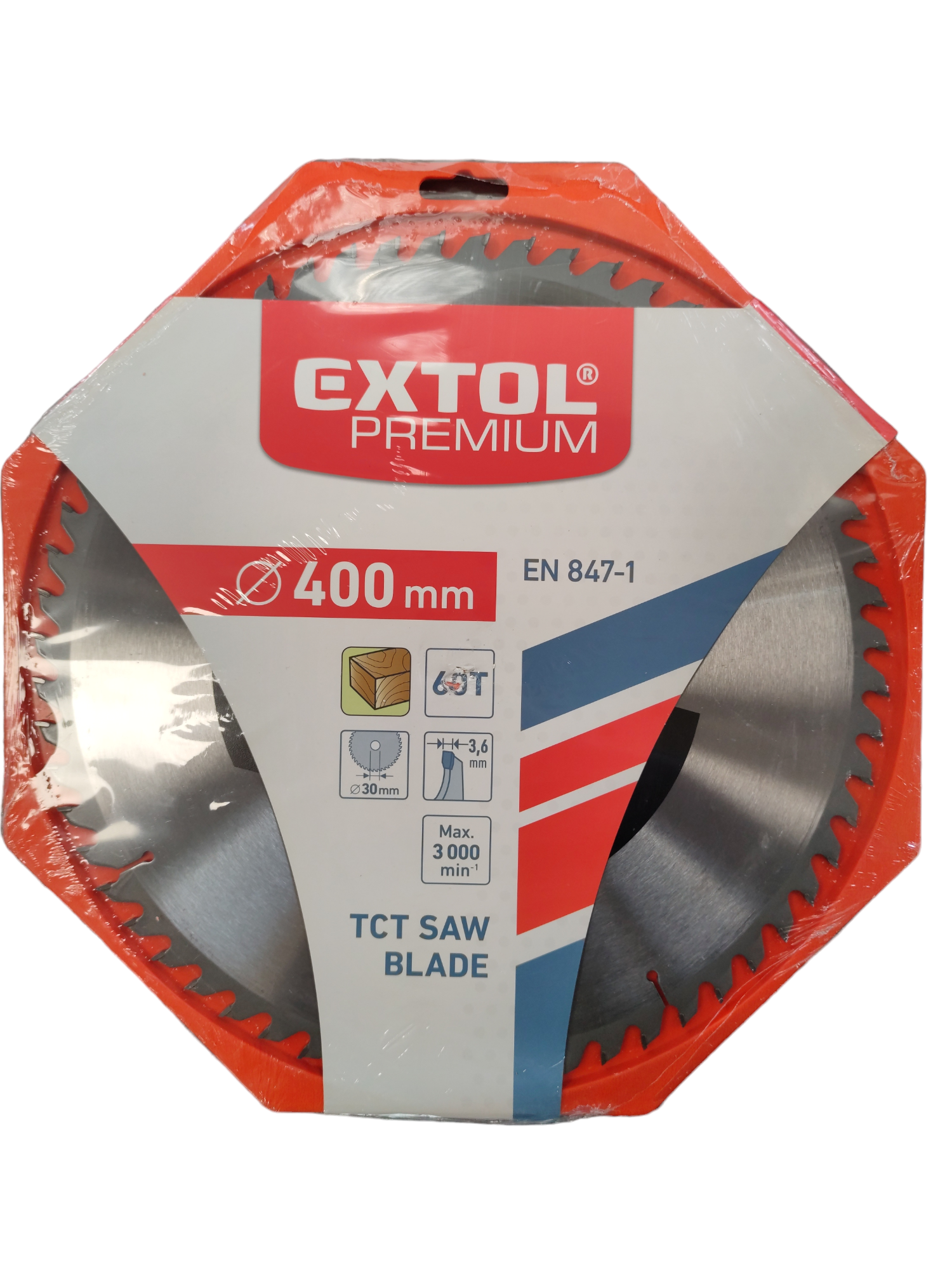Extol Premium Körfűrészlap,keményfémlapkás 400x30mm 8803257 termék fő termékképe