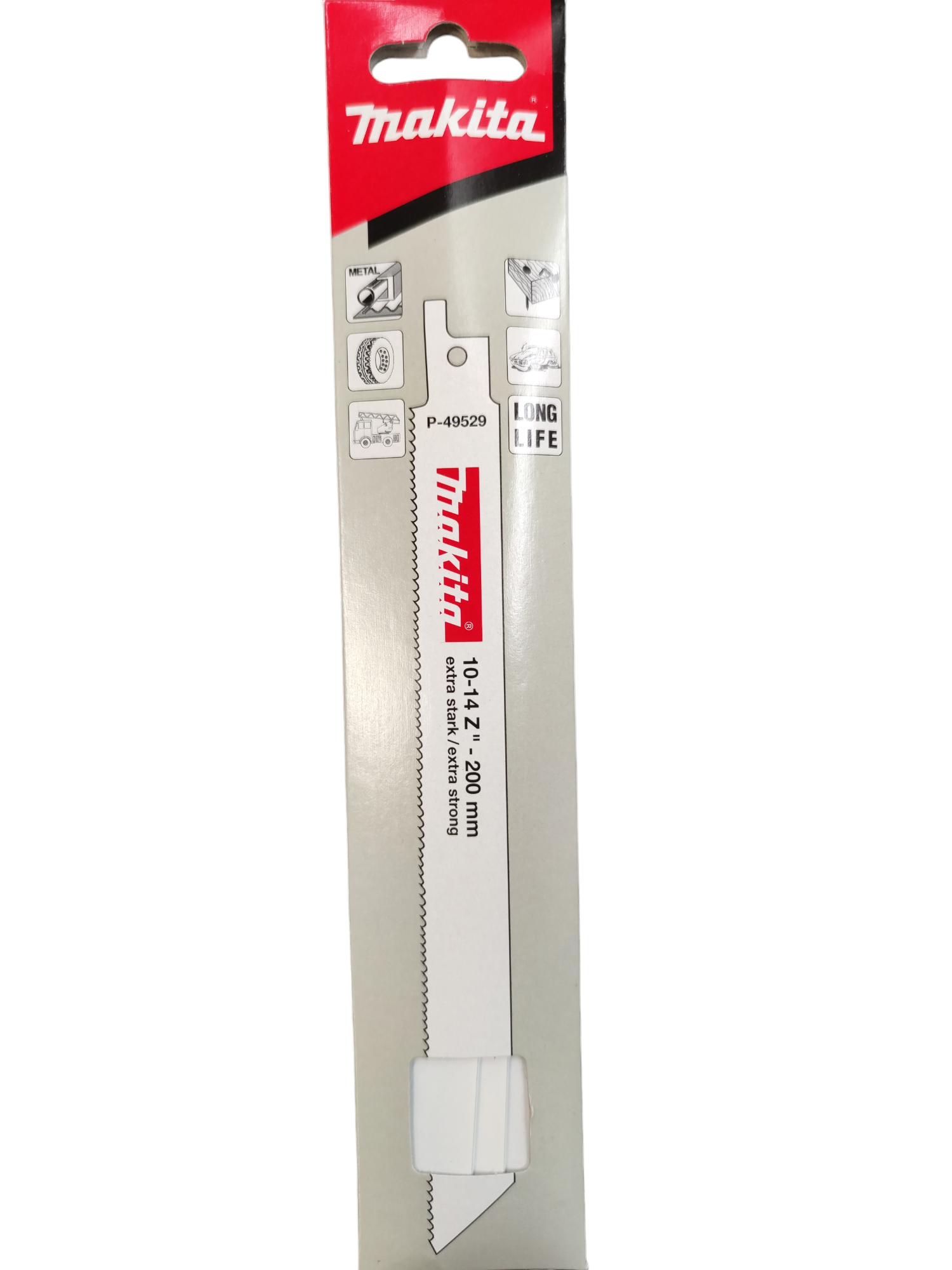 Makita BIM.Orrfűrészlap szögesfa,fém , TPI:10-14, L:200mm 1db P-49529 termék fő termékképe