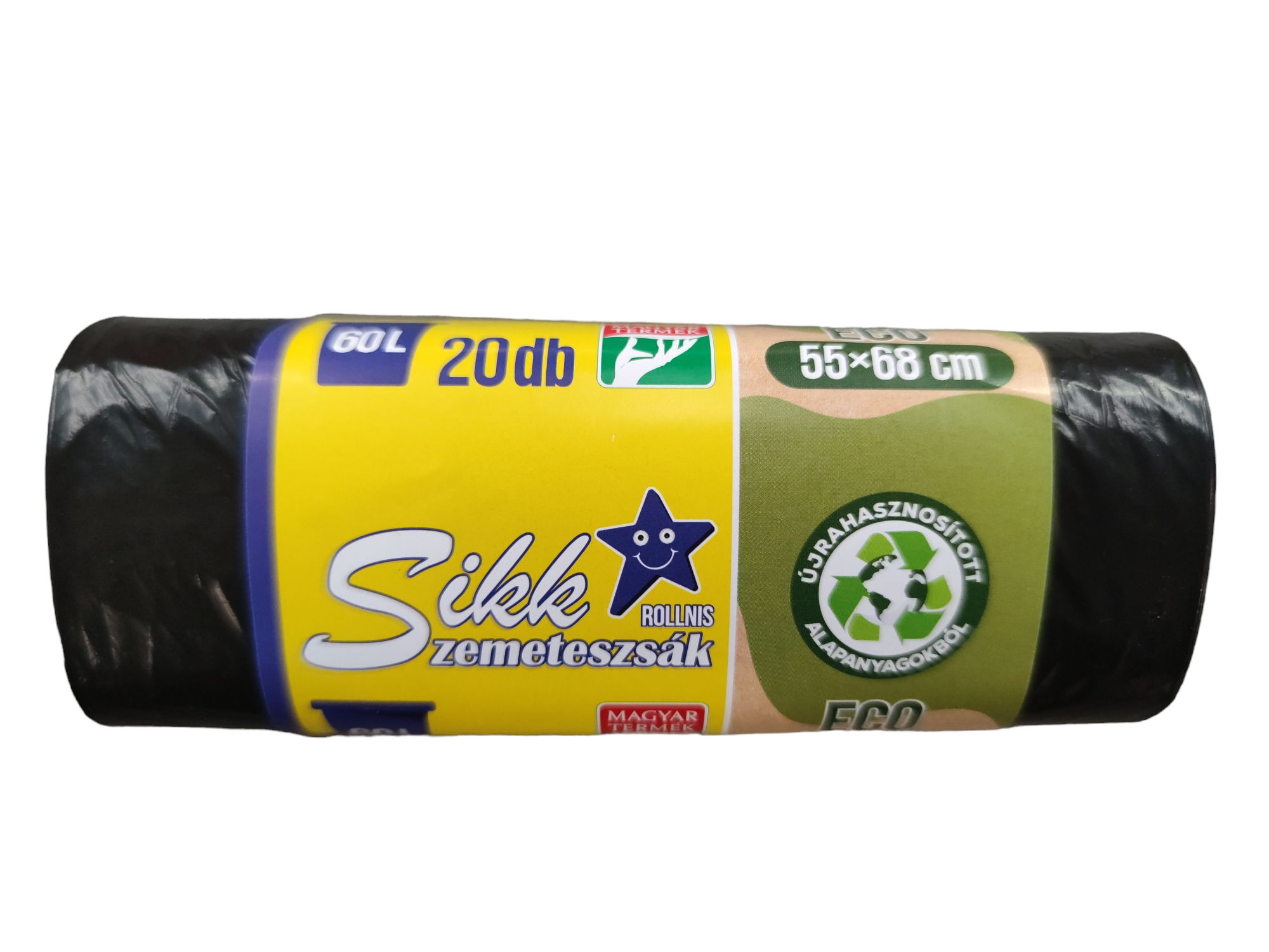 Rollnis Kukazsák sikk 60l 20db 55*68 ROLLNIS 16692 termék fő termékképe