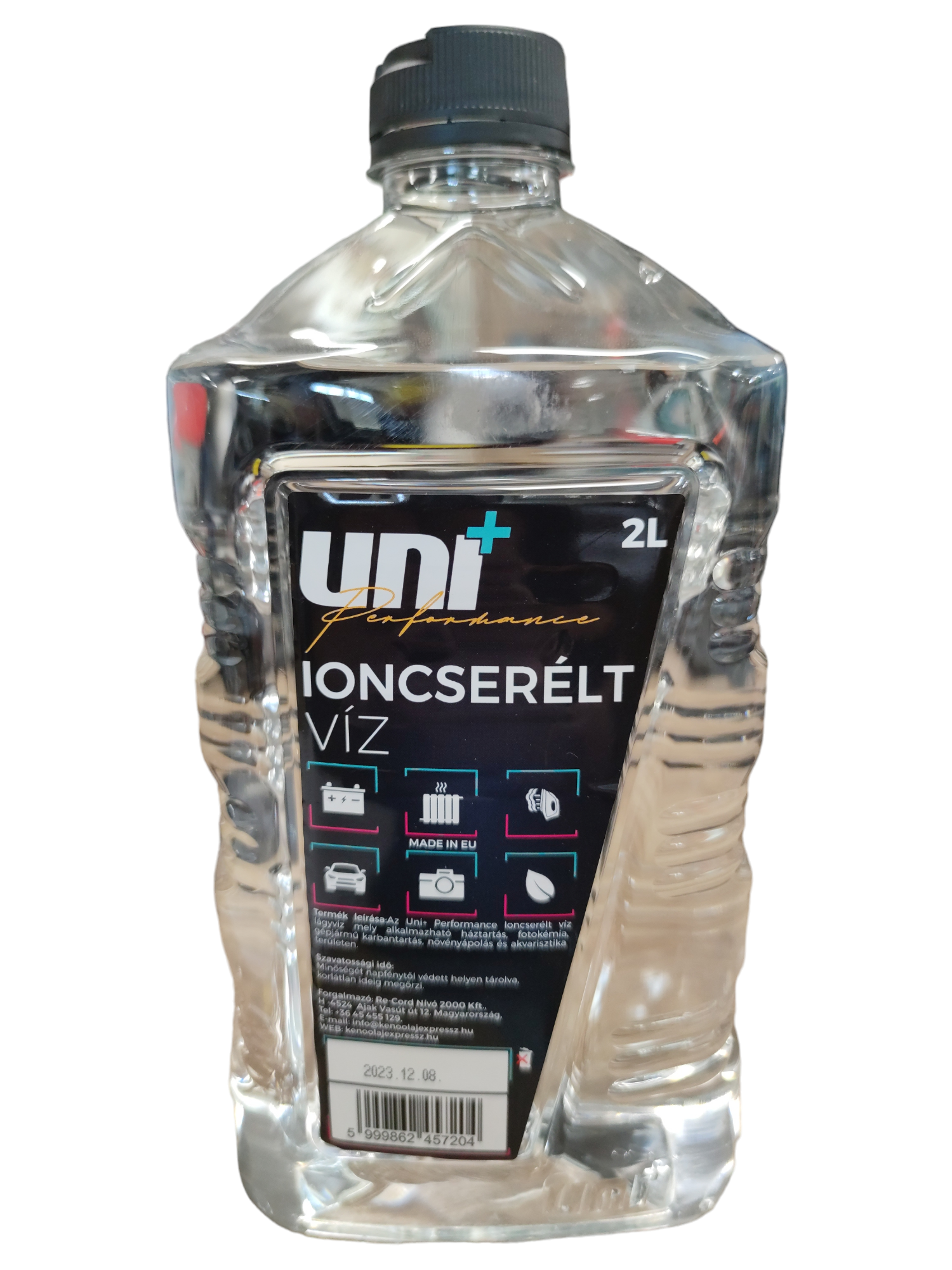 UNI+PERFORMANCE ioncserélt víz 2l 28539010 termék fő termékképe