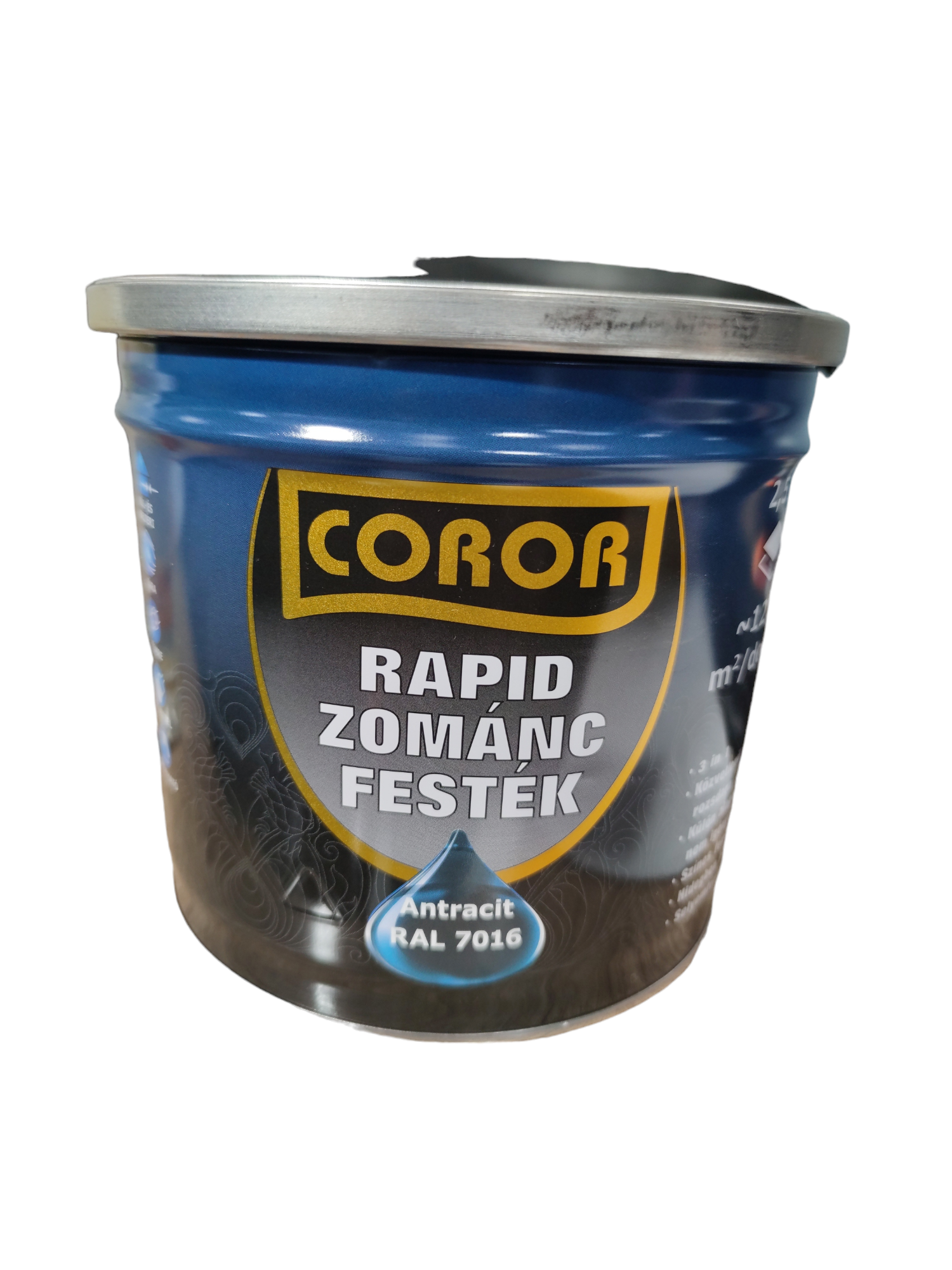 Coror rapid zománc antracit 2,5L 7016 termék fő termékképe