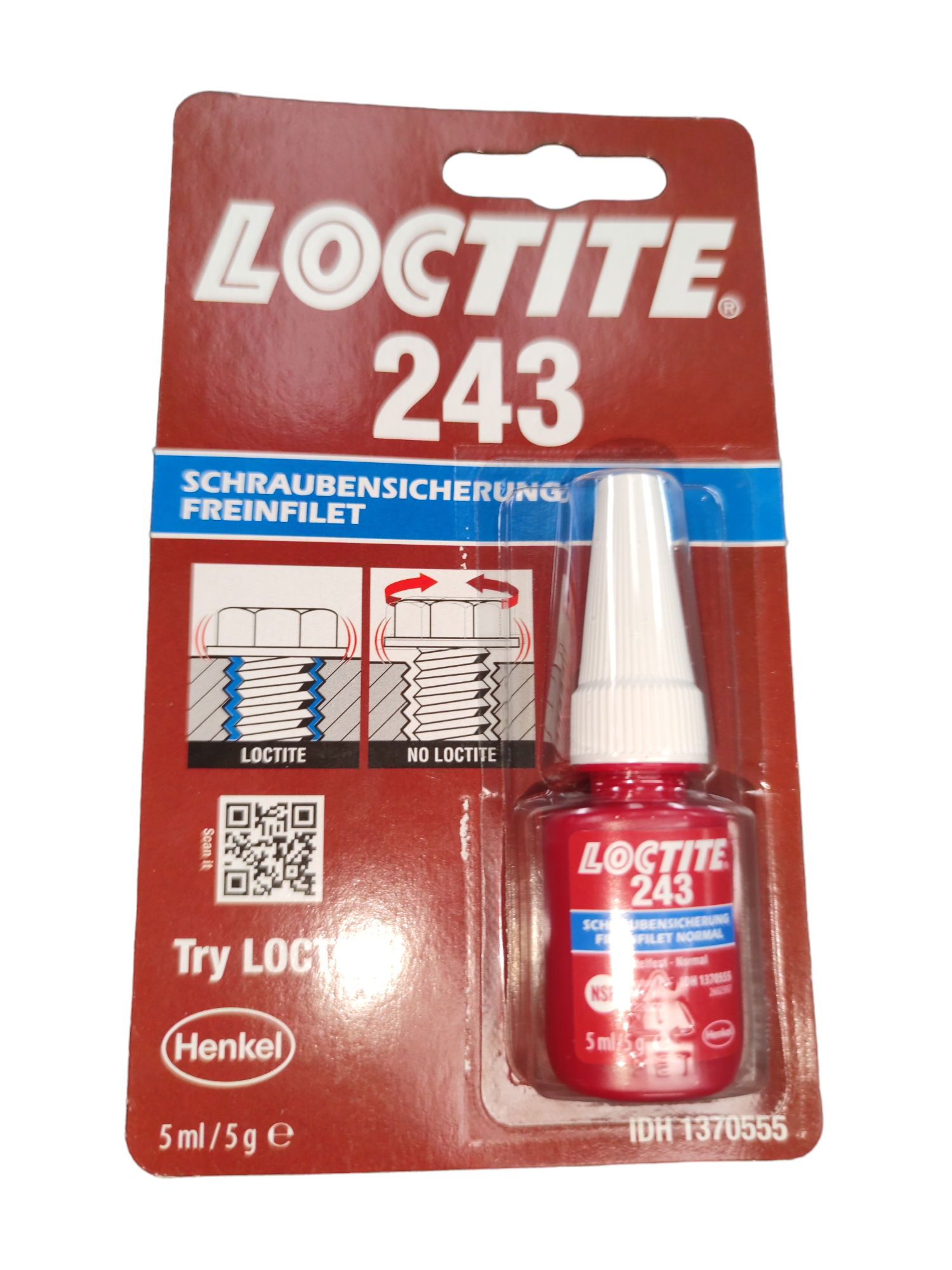 Loctite Csavar rögzítő közepes szilárdságú,rezgéscsillapító termék fő termékképe