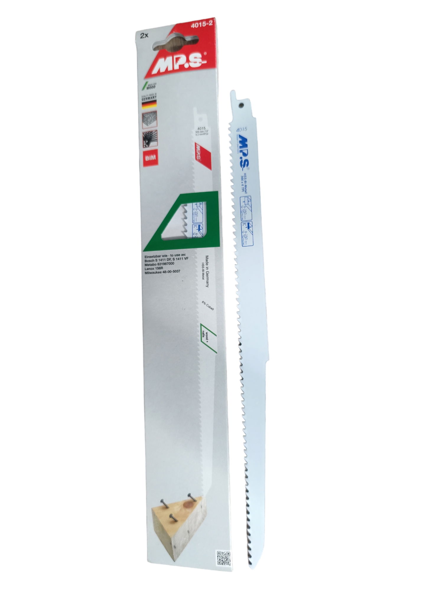 MPS orrfűrészlap BIM./FÁRA 2db/csomag. 300/280mm  1304851 termék fő termékképe