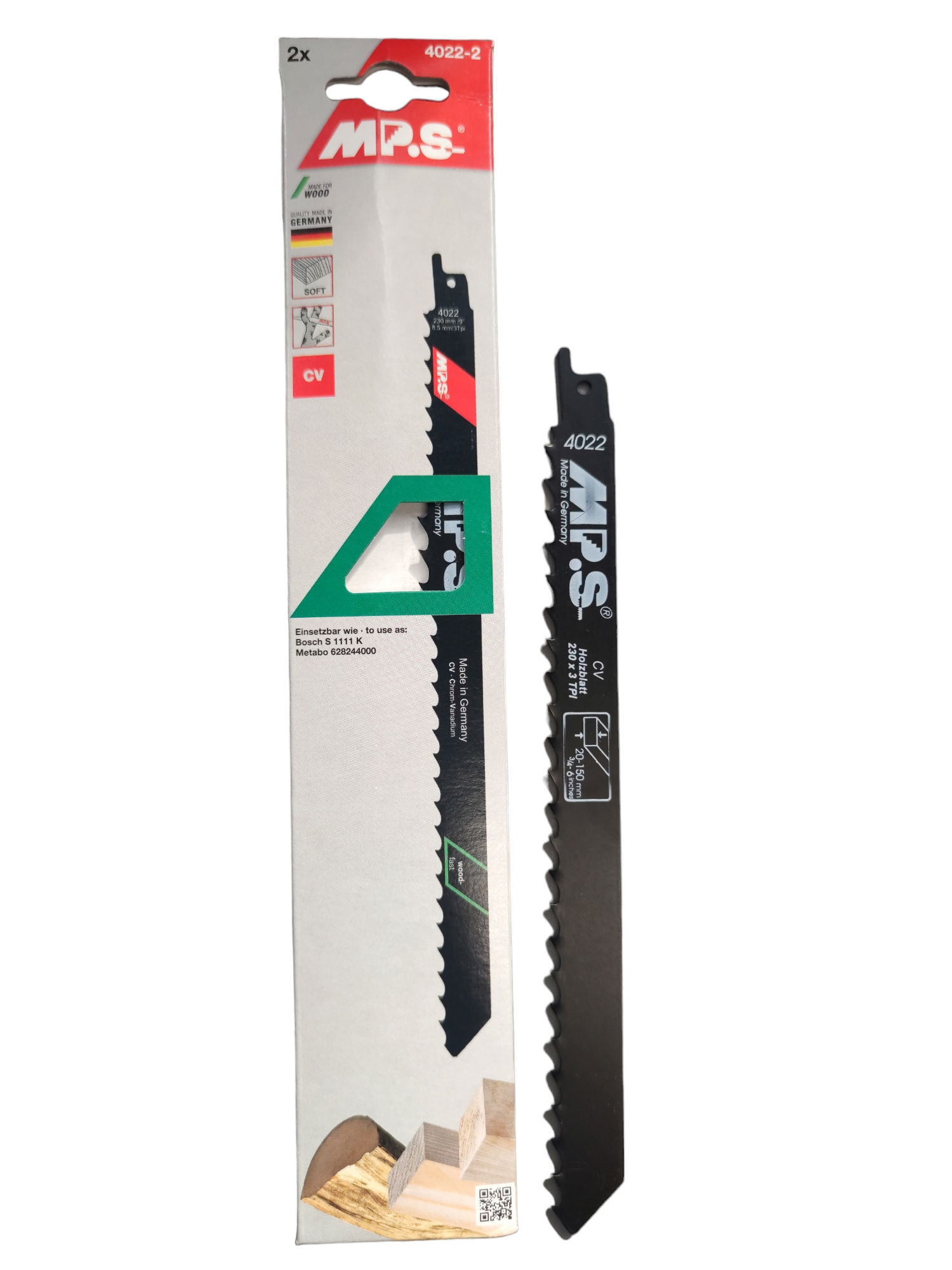 MPS orrfűrészlap fához 2db/csomag 230/210mm 1304849 termék fő termékképe