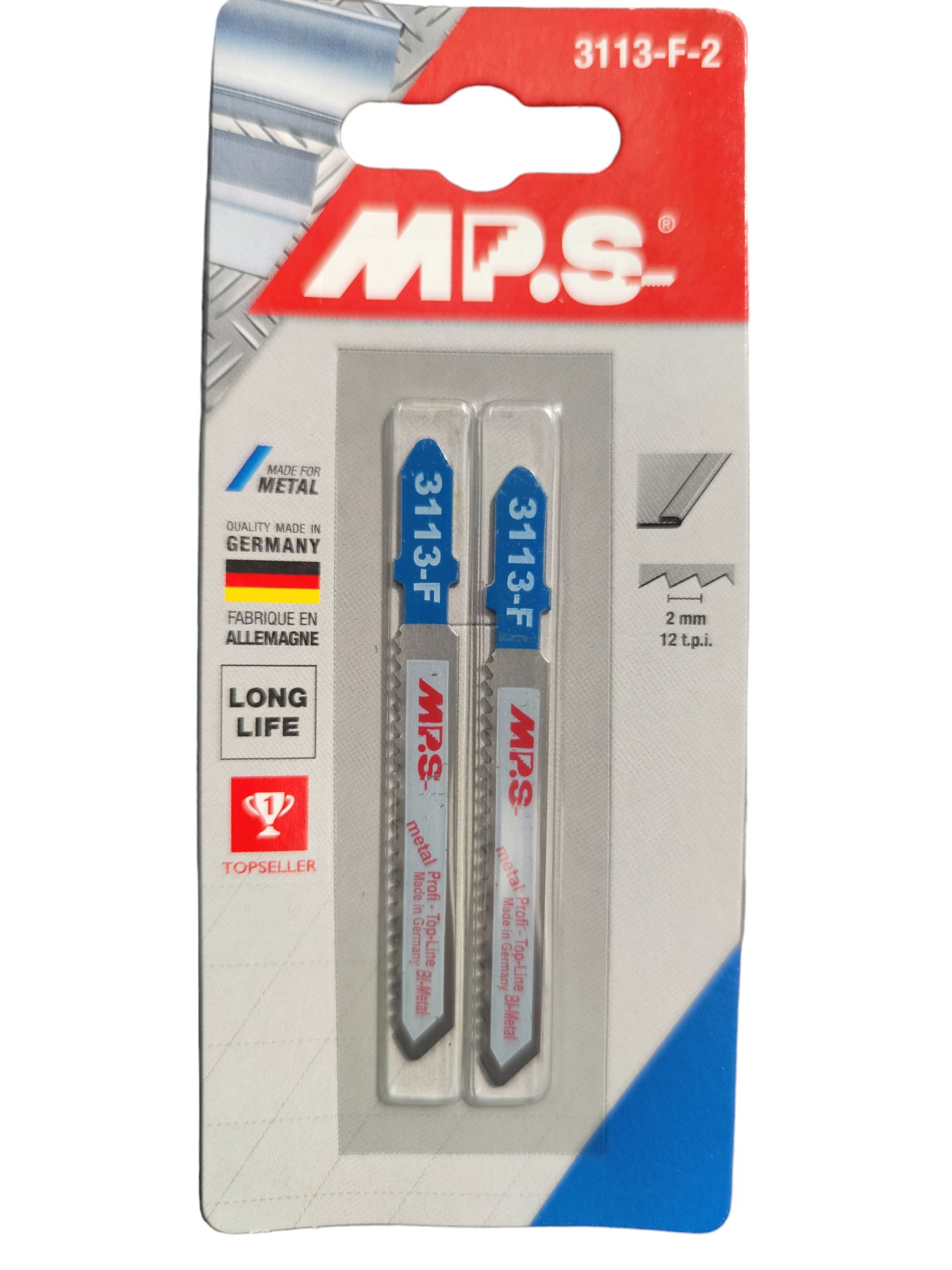 MPS dekopírfűrészlap BIM. 75/50mm 2db/csomag. 1304843 termék fő termékképe