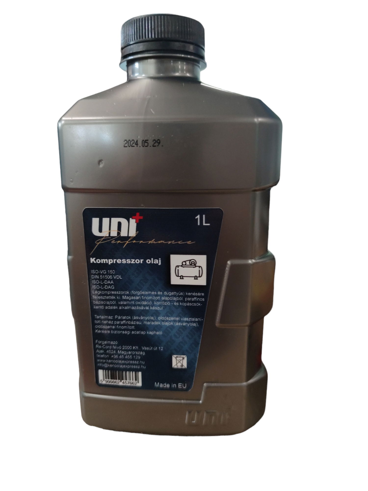 UNI+PERFORMANCE kompresszor olaj 1L termék fő termékképe