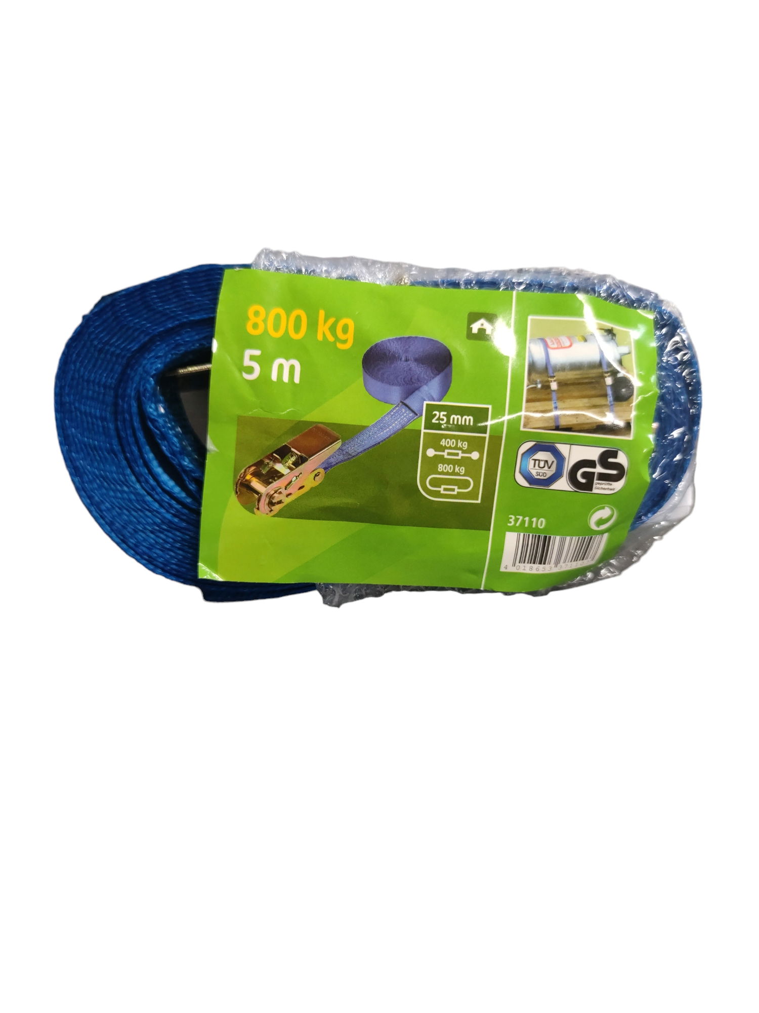 Kerbl Racsnis heveder 2 r. 25mm/5m Vonóerő 800kg, kék 1185749 termék fő termékképe