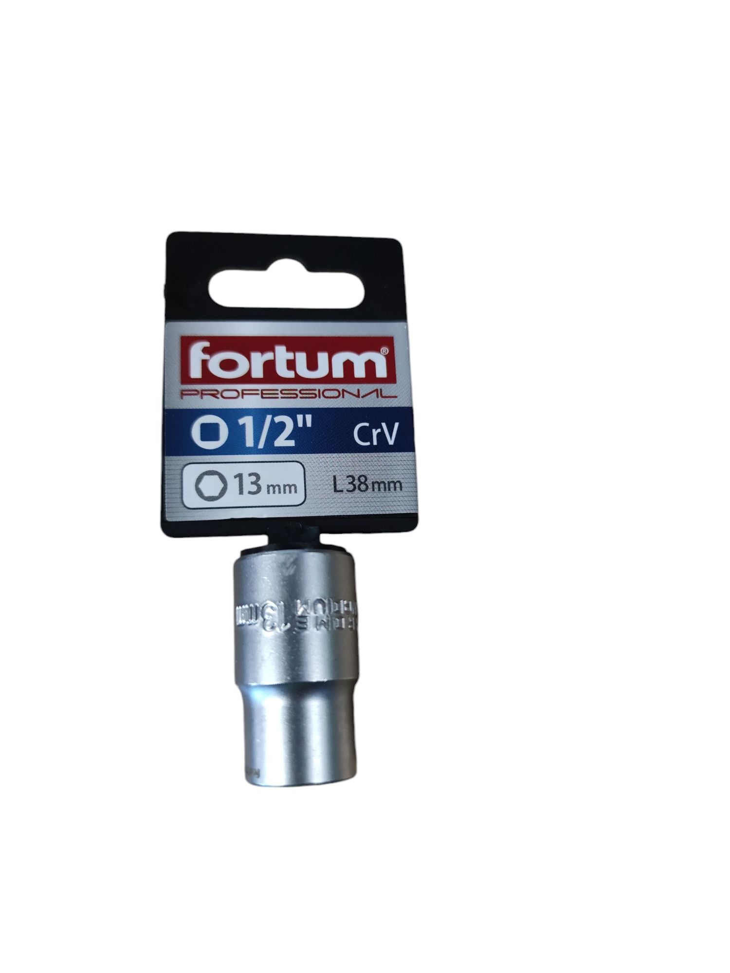 Fortum Dugófej 1,2" 13mm 61CrV5 mattkróm 38mm hosszú termék fő termékképe