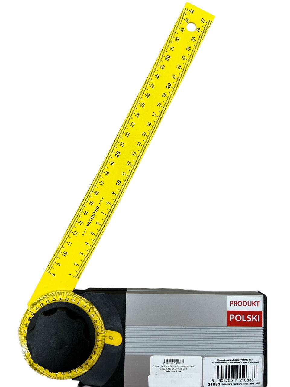 Produkt Állítható fém szögmérő-metrikus-szögállítós-350mm 21083 termék fő termékképe