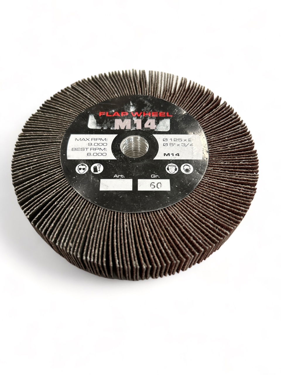 Abraboro Lamellás csiszolókerék 125XM14 K60  040212514060 termék fő termékképe
