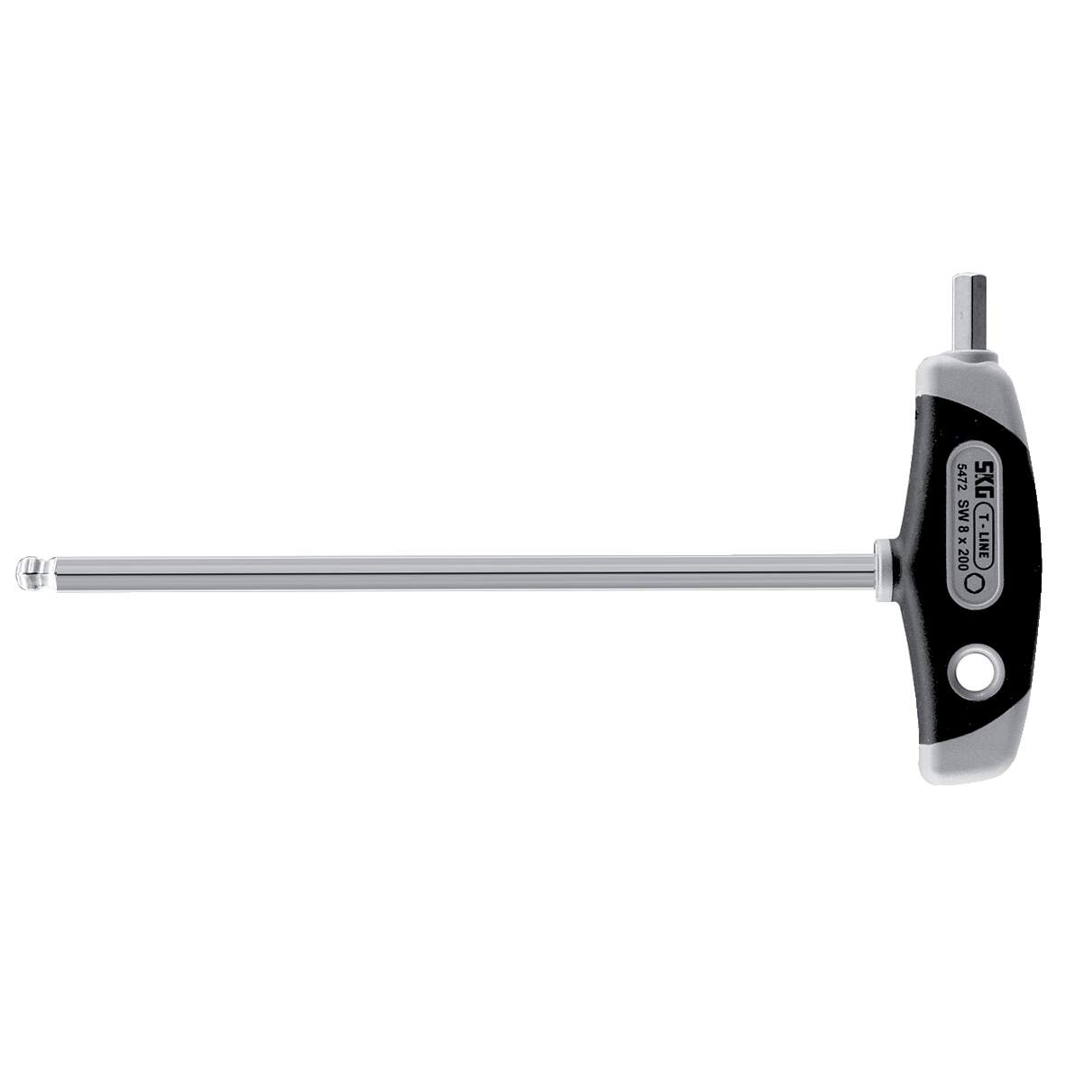 SKG T-nyelű, gömbfejű imbuszkulcs 8,0 x 200 mm 1127471 termék fő termékképe