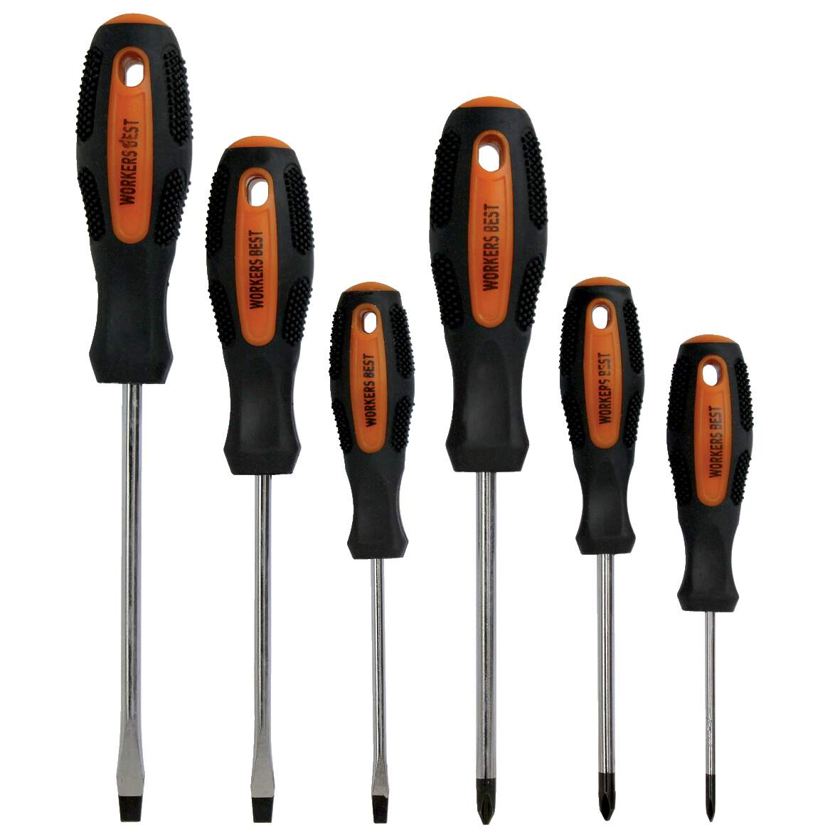 Workers Best Csavarhúzó klt 6r. lapos/PH 1196445 termék fő termékképe