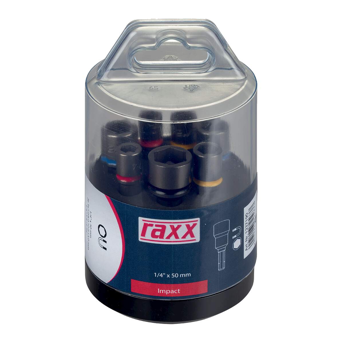Raxx Dugókulcs készlet IMPACT 7 részes 1/4" E 6,30 1237190 termék fő termékképe
