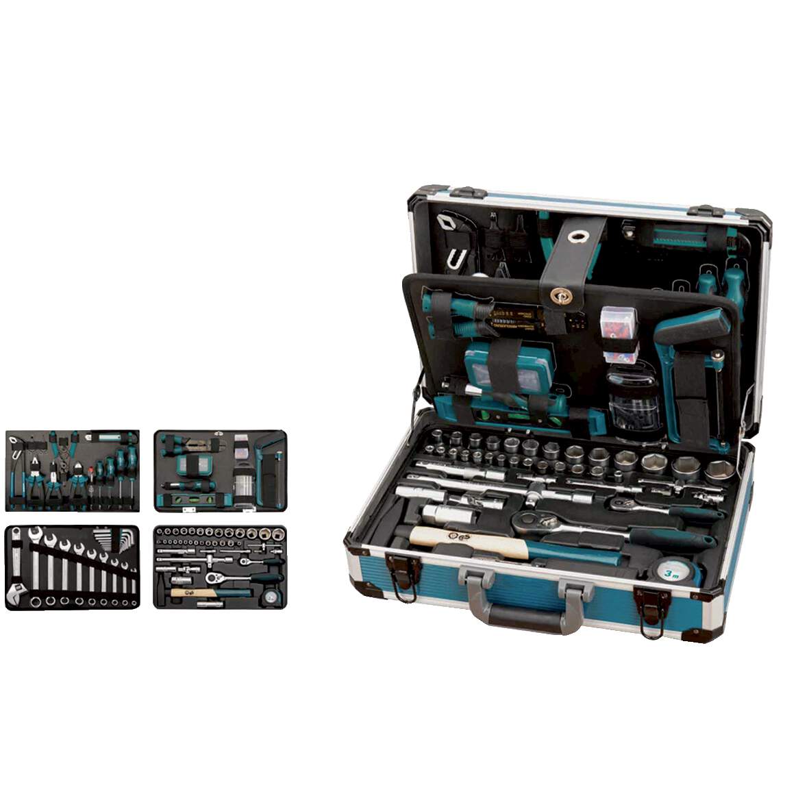 Gr-Tools Szerszámos láda 176 részes 1215065 termék fő termékképe