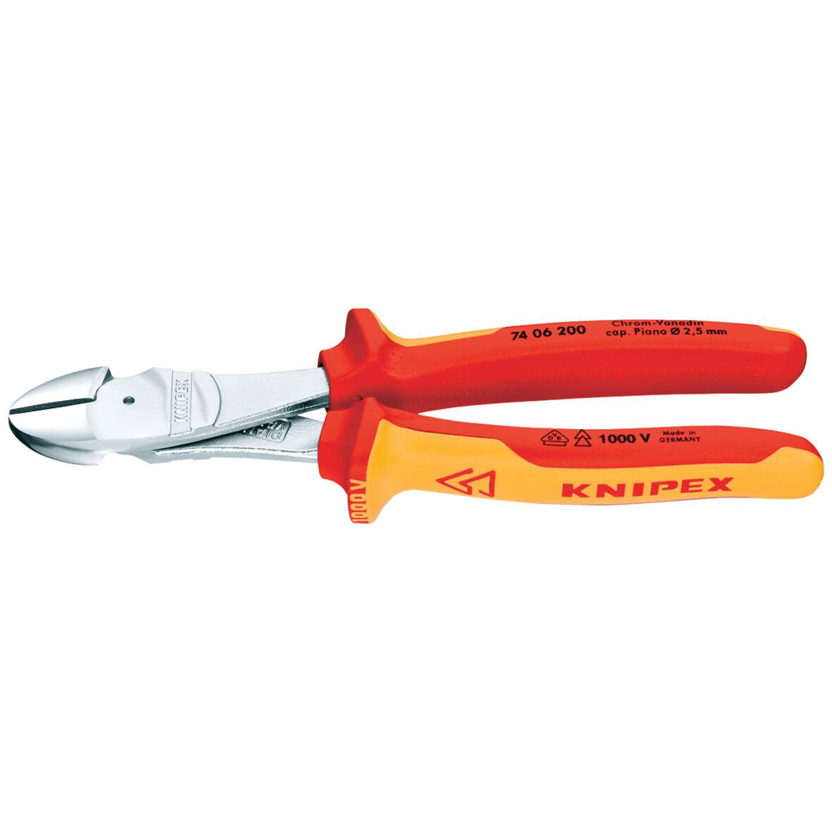 Knipex Erő-oldalcsípő fogó, VDE, 200mm 1205149 termék fő termékképe