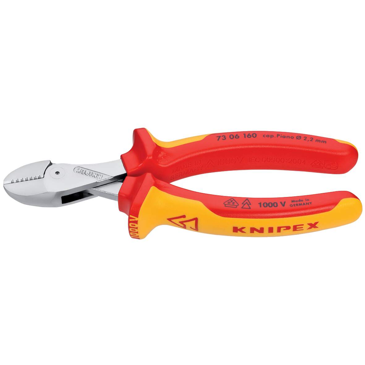 Knipex Kompakt-oldalcsípő fogó, X-Cut VDE termék fő termékképe