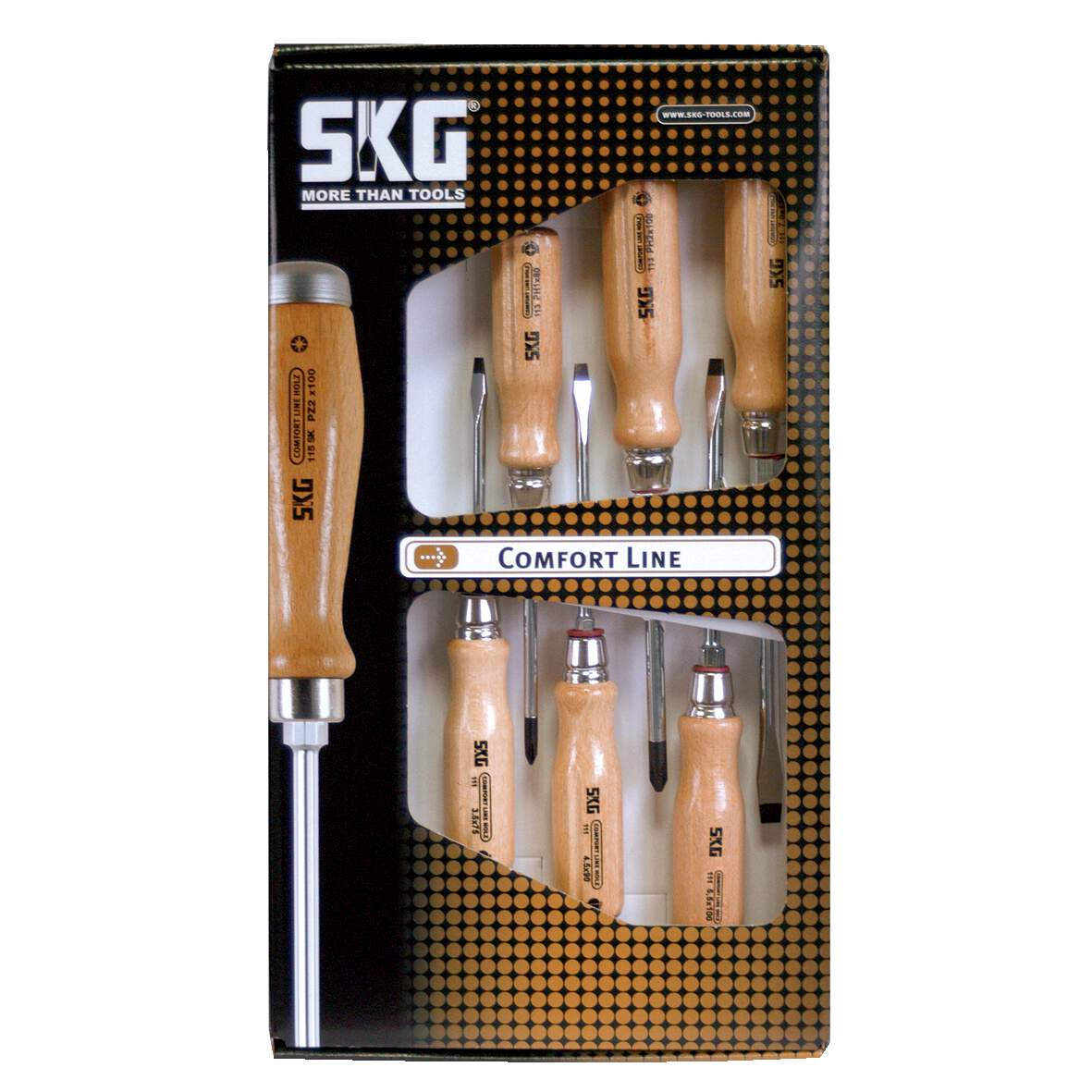 SKG Fanyelű csavarhúzó készlet 5 db-os 1033859 termék fő termékképe
