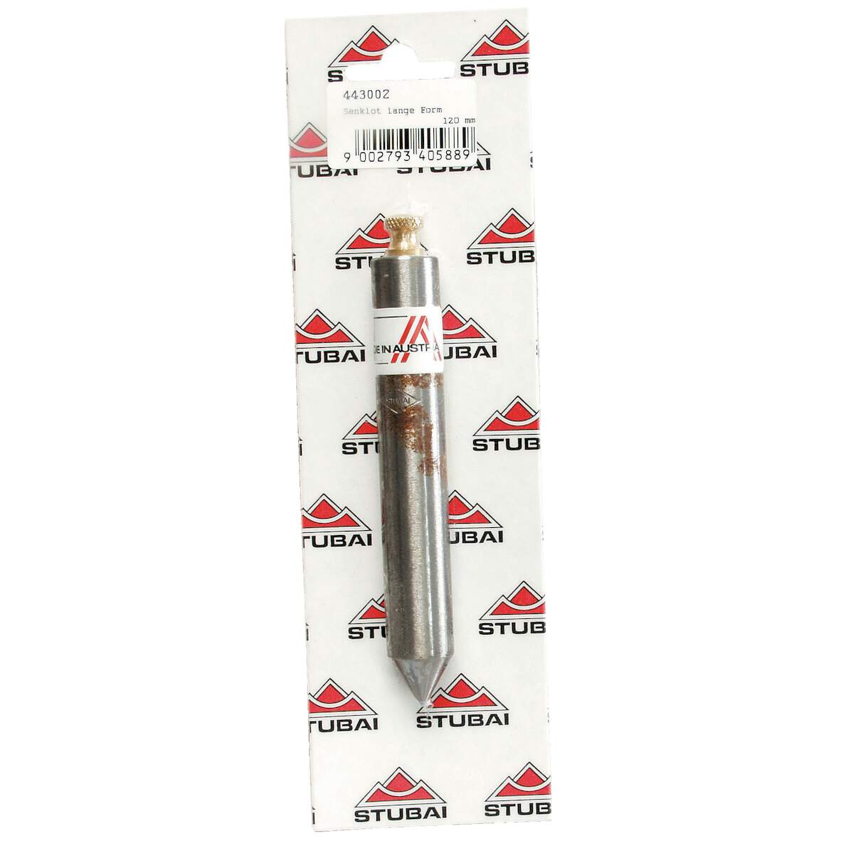 Stubai Függőón henger forma, 220g 120mm 1039535 termék fő termékképe