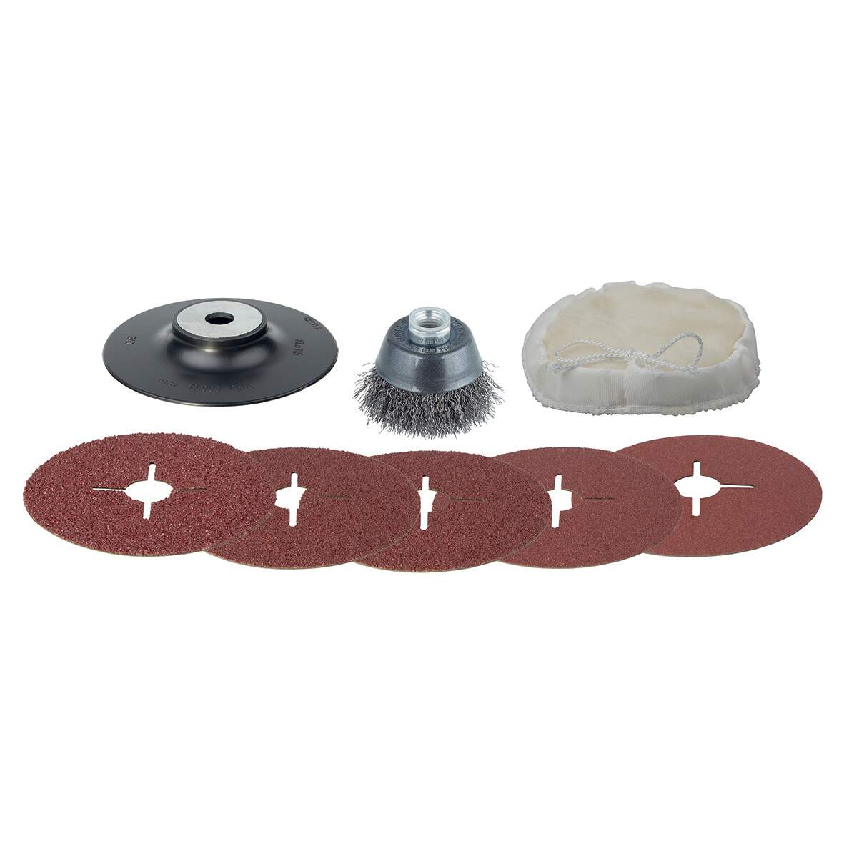 Wolfcraft Hobby-klt. sarokcsiszolóhoz 8 részes M14 d115 1256455 termék fő termékképe