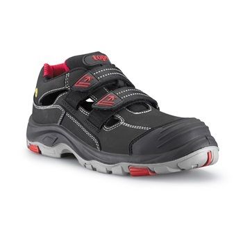 Top Brooklyn szandál 01 ESD SRC PU/gumi talp fekete/piros termék fő termékképe