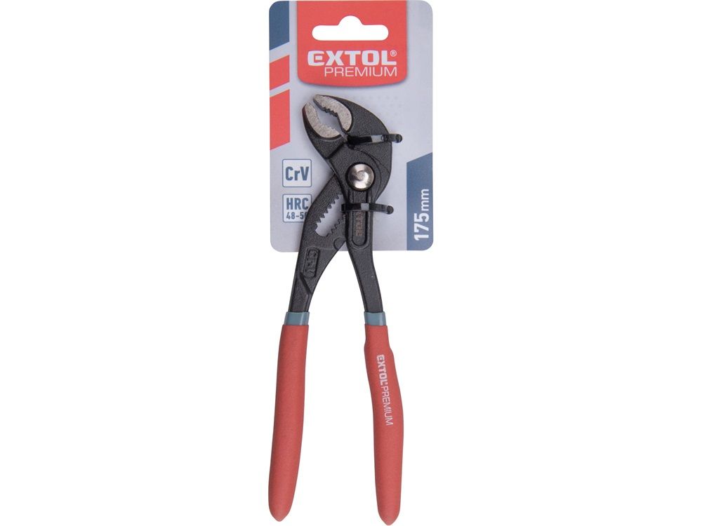 Extol Vízpumpa fogó 175mm CrV50,max nyitás 26mm termék fő termékképe