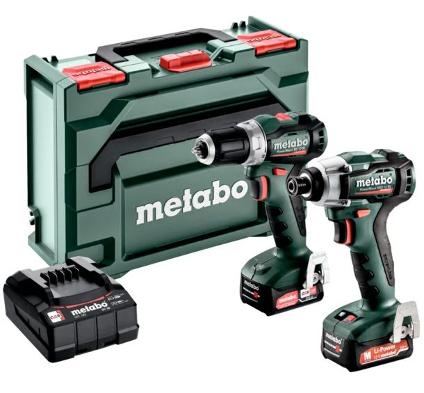 METABO COMBO SET 2.7.3 12 V BL akkumulátoros gépcsomag (2 x 2.0 Ah Li-Power akkuval, metaBOX kofferben) termék fő termékképe