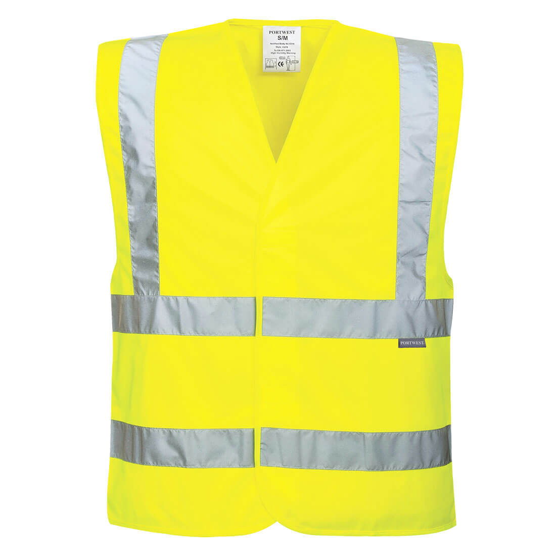 Portwest EC76 - Eco Hi-Vis mellény, sárga, 10 db/csomag termék fő termékképe