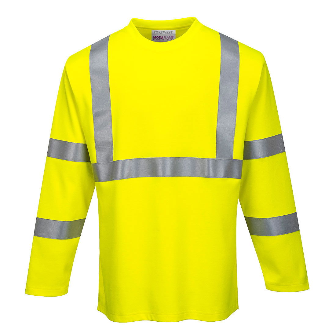 Portwest FR96 - FR Modaflame Hi-Vis hosszú ujjú póló, sárga termék fő termékképe