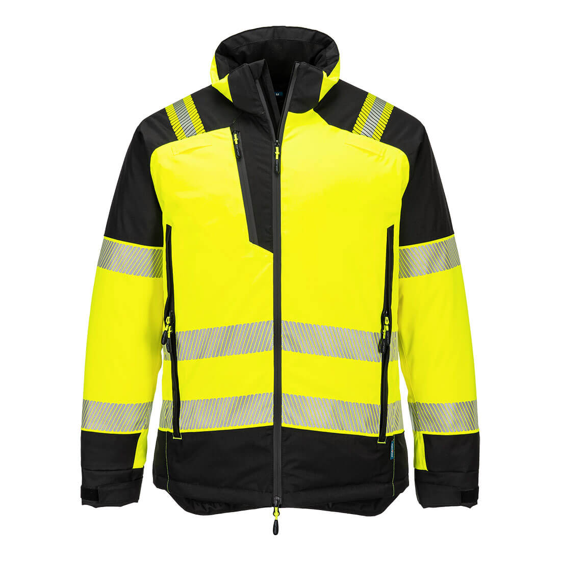 Portwest T160 - PW3 Hi-Vis téli kabát, sárga/fekete termék fő termékképe